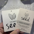 Special Environmental Paper Tags with Texture Custom Printing logo Design Garment Swing Tags for Clothing