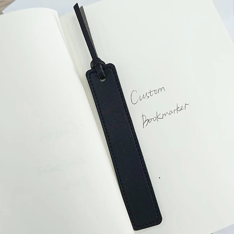Wholesale Segnalibro Sublimation Bookmarks Blanks Personalized Vegan Custom Blank Leather Bookmark Book Mark