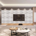 Vinyl 3D Embossing PVC High Gloss Relief Indoor Wall Stickers Panel Decoration Easy Install High-end Innovative Self Adhesive