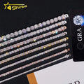 Fast Delivery  Hot Sale  925 Sterling Silver Necklace Bracelet Pass Diamond Tester GRA Certified VVS Moissanite Tennis Chain
