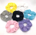 Towel Microfiber Scrunchies Soft Elastic Hair Drying Scrunchy Thick Fuzzy Hair Ties Ropes  Scrunchies for Women Girls