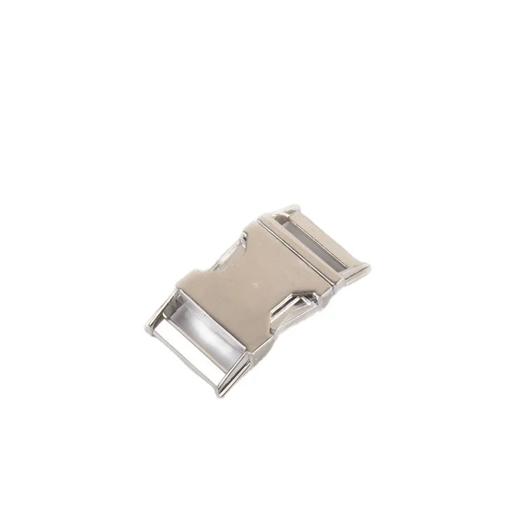 Ivoduff 25mm Silver Color Metal Belt Buckle Side Quick Release Buckle
