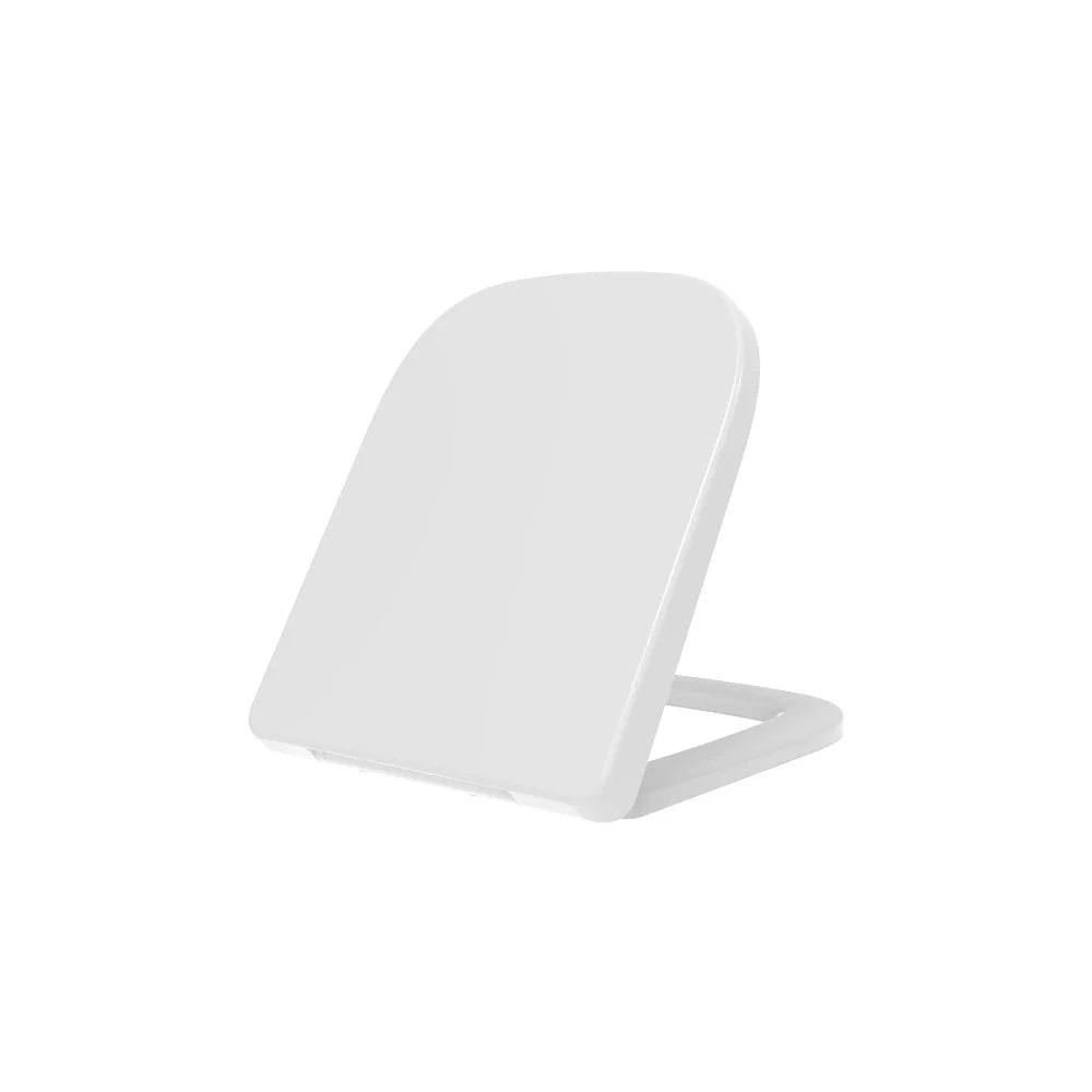 SU057 Modern Square Soft Close Toilet Seat with Top Lock Lid Urea Material for Bathroom