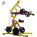 YG-4092  Commercial Fitness Equipment Multi Functional Gym Equipment Lat Pulldown and Low Row and Shoulder Raise Smith Machine