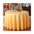 Premium Decorative Polyester Round Tablecloth for Outdoor Indoor Use Circular Table Cloth for Hotel Wedding Restaurant Decor