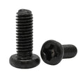 Customized Hot Sale Black Round Head Machine Teeth Screws Phillips Steel Screws