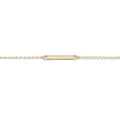Wholesale Custom Chain 925 Silver Korean Minimalist Fine Jewelry Anklets 18k Gold Plated Bar Anklet for Women