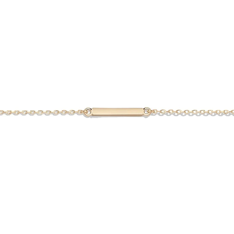 Wholesale Custom Chain 925 Silver Korean Minimalist Fine Jewelry Anklets 18k Gold Plated Bar Anklet for Women