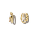 Designer Double Hoop Earrings Gold Silver 925  Womens Earrings Trendy