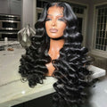 2*6 Lace Closure Wig Natural Hairline HD Straight 13*6 Frontal Human Hair Wigs Natural Black Heavy Density Remy Hair 150%
