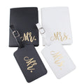 Factory Wholesale Custom Luggage Tag Travel PU Leather Passport and Luggage Tag Set