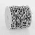 1.2mm 1.5mm 2mm 3mm 3.5mm 4mm 4.5mm 5mm 6mm 8mm 10mm 12mm High Polished Stainless Steel Round Ball Chain DIY Beaded Chain