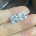 HQ Gems Asscher Cut Moissanite Stone 2mm-11mm D VVS1 White Square Moissanite Diamond Loose Gemstones