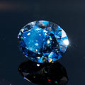 Holycome GRA Free Laser Top Quality Vivid Blue 0.3-5ct Oval Moissanite Loose Stones Moissanite Diamond Oval Cut Mossanite