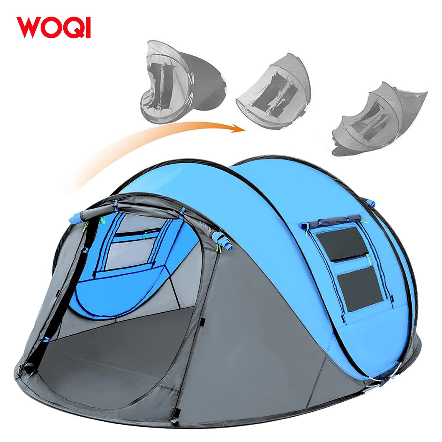 WOQI Wholesale Price Hot Sale Portable Waterproof Pop up Outdoor Camping Tents for Hiking Traveling