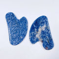 HY Wholesale Best Anti Aging Natural Heart Shape Sodalite Face Massager Gua Sha