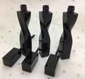 8ml High Quality Special Twisted Shape Black Mascara Eye Liner Tube Cosmetic Container Custom Logo