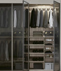 Slide Door Wardrobe Built in With Glass Closet Organizer Furniture Maker