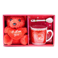 Customized Red High-quality Creative Couple Style Milk Cup Holiday Team Building Gift Ceramic Coffee Cup Wholesale