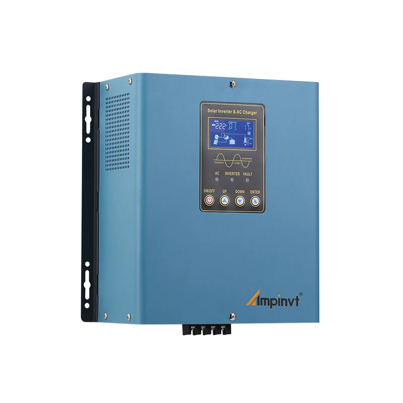 Inverter Pure Sine Wave with PWM Solar Charge Controller 12V 24V for Lights Fan TV Solar Energy System
