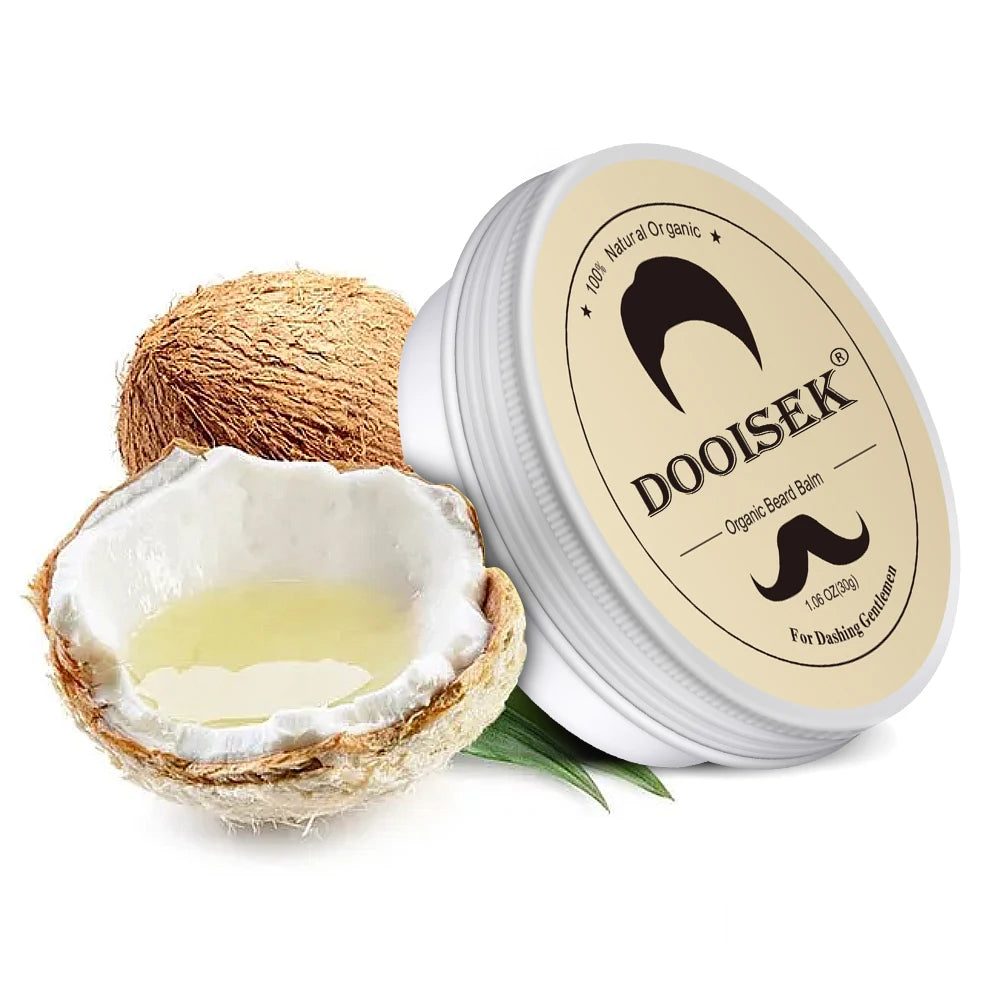 OEM Private Label 100% Organic Beard Balm Professional Care Nourishing Organic Natural Beard Wax Beard Balm for Men's