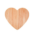 Heart-Shape Solid Wood Cutting Board Thickened Rubber Wood Baking Bread Board Customizable Home Chopping Tray