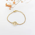 Life Tree Bracelet  Pulsera De Acero Inoxidable Baby Jewelry Tree of Life Bracelet Pulseras Para Hombres Adjustable Bracelet