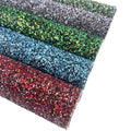 Manufacturers Spot Shiny Coarse Granular Glitter Gold Onion Leather Women's High Heel Fabric