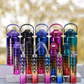 3 in 1 Customized Outdoor Sport Food Grade Plastic for Promotion Gradient Color Gym Water Drinking Bottle
