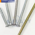 MALAXY White And Yellow Zinc Countersunk Head Concrete Screws Windows Frame Concrete Screw
