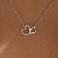 CAOSHI Hot Sale Wholesale Versatile Style Heart Design Zircon Necklace for Women Silver/Gold/Rose Gold Plated Pendant Necklaces