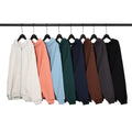 2026 Autumn New Heavy Industry 360g Double Zipper Men's Sweater Fashion Brand Plush Men's Coat