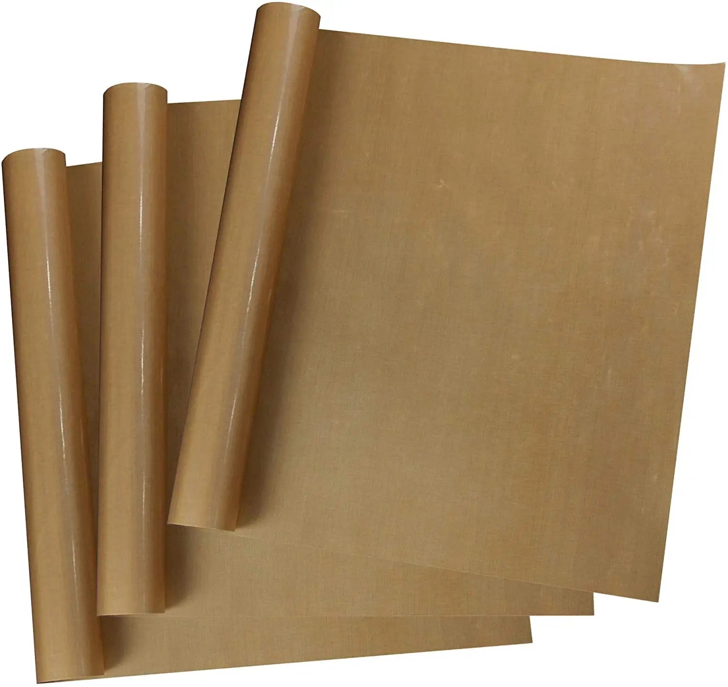 3 Pack PTFE Sheet for Heat Press Transfer Sheet Non Stick 12 X 16" 0.11mm Reusable Heat Resistant Craft Mat