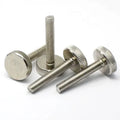 GB835 Stainless Steel 304 Hand Twist Adjusted Thumb Bolt Large Low Profile Flat Head Knurled Thumb Screw