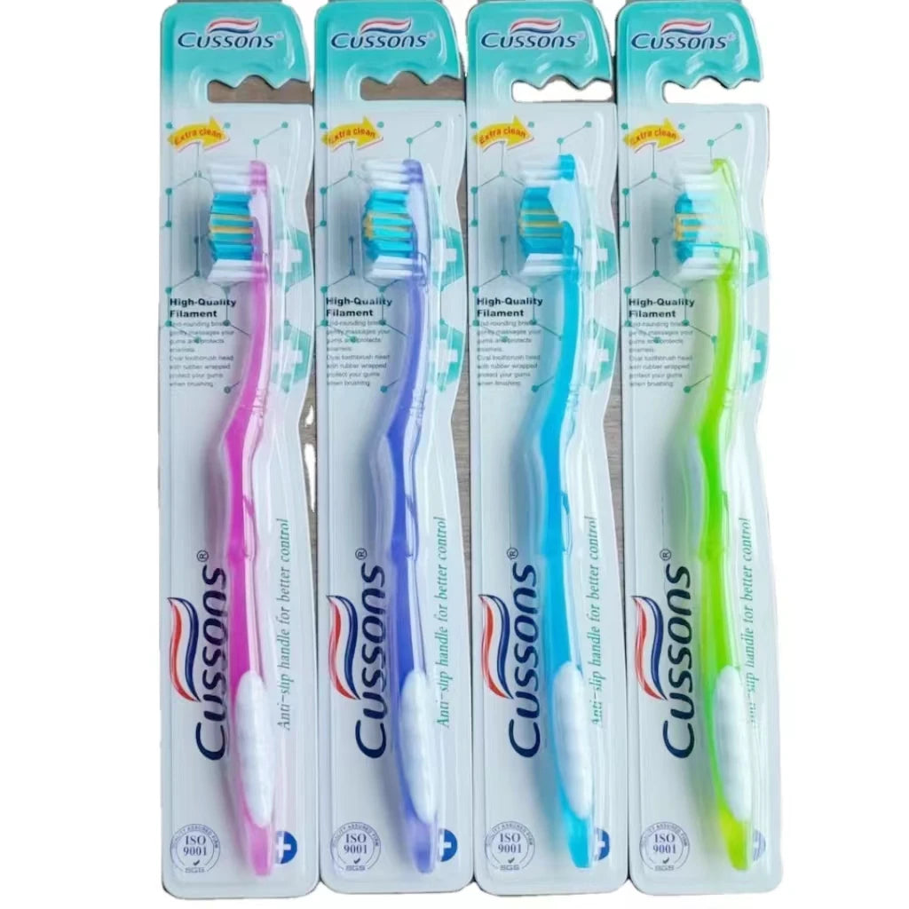 Factory Low MOQ Good Quality Medium Brisltes  Adult Toothbrush for RTS