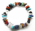 Wholesale Chipped Gemstone Bracelets Natural Mixed Color Gemstone Bracelets for Girls Trendy Women Jewelry