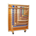 Early Education Toys Montessori Bead Chain Frame Montessori Math Game Kids Educational Bead Cabinet Toys Bead Cabinet Montisorri