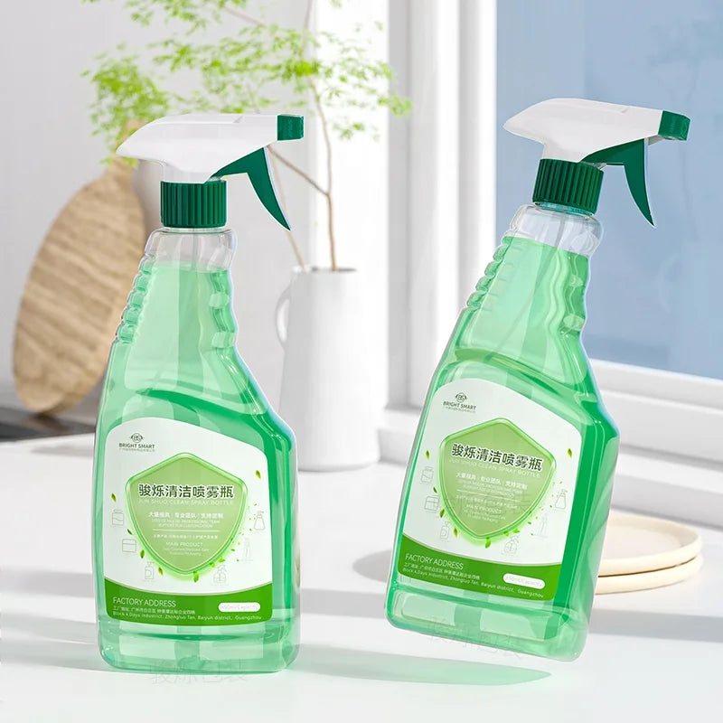 Customized 650ml Large Capacity Spray Bottle Transparent Trigger Spray Bottle for House Washing and Care