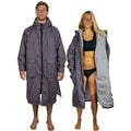 Welcomed Grey Color Waterproof Beach Changing Coat With Club Logo