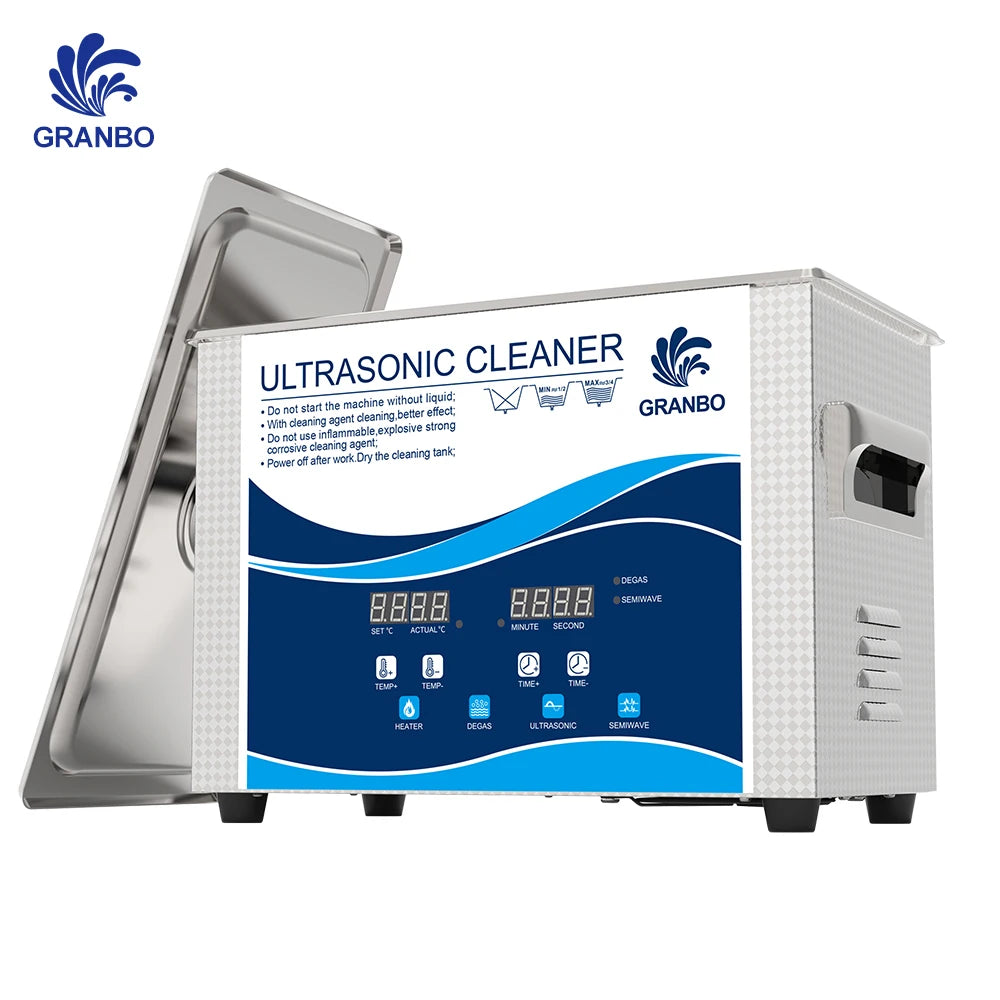 4.5L Digital 40kHz Ultrasonic Cleaner Timer Adjustable Settings Degas Semiwave Cleaning for Household Car Use-Laboratory Grade
