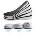 Factory EVA Memory Foam Insoles Breathable Insoles Lift 2 cm 4cm High Increasing Sport Insoles