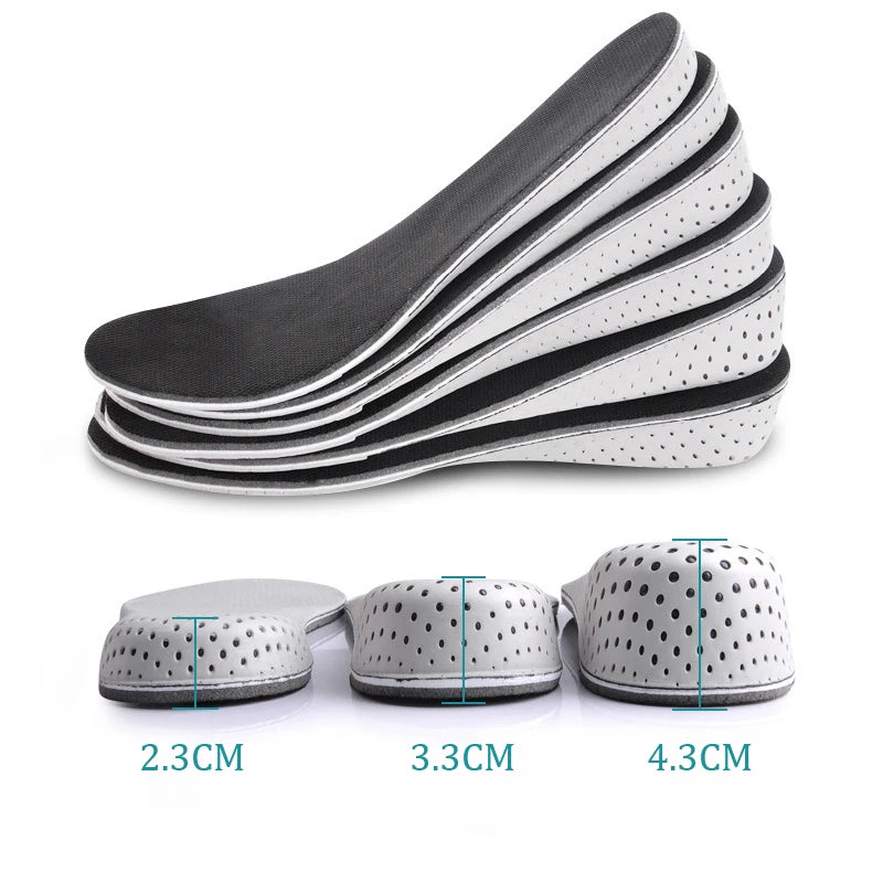 Factory EVA Memory Foam Insoles Breathable Insoles Lift 2 cm 4cm High Increasing Sport Insoles
