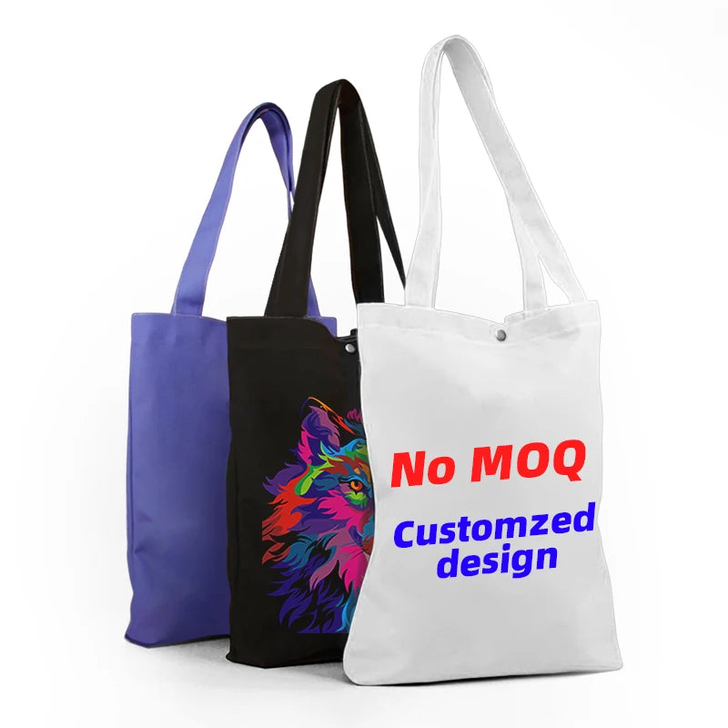 Reusable Wholesale Shopping Bag Foldable Custom Beach Women Tote Bag Full Color Printing Tote Bag