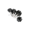 Wholesale Bakelite Black Knob Screws/plum Thumb Screw / Star Handle Bolt Five Star Plastic Head Handle Screw M6 M8 M10