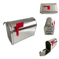 Custom Logo Mini Tin Mailbox DIY Decorative Metal Gift Box with Red Flag for Promotional Event Giveaway