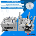 Cosmetic Container Plastic Molded Parts and Injection Mould Maker and China Mold