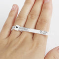 Factory Price Ring Sizer UK US European Korean Japan Hong Kong Finger Measure Gauge Ring Ruler Sizes A-Z Measure White Black