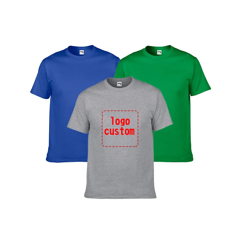 Bulk Wholesale Customized logo Design Printing t Shirts 100% Pure Cotton Men's Crewneck Premium Quality Plain t Shirts
