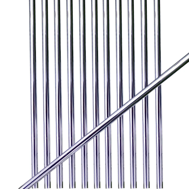 39" Chrome Steppless Steel Iron Shaft OD 0.37 Golf Shaft