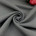 Wholesale 74% Nylon and 26% Spandex High Stretch Nylon Ribbed Fabric for Women Yoga